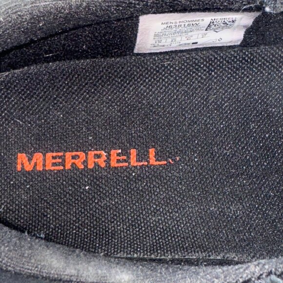 Merrell Jungle Moc Wide Mens Size 9W Black Suede Slip On Walking Hiking Shoes - Picture 9 of 11